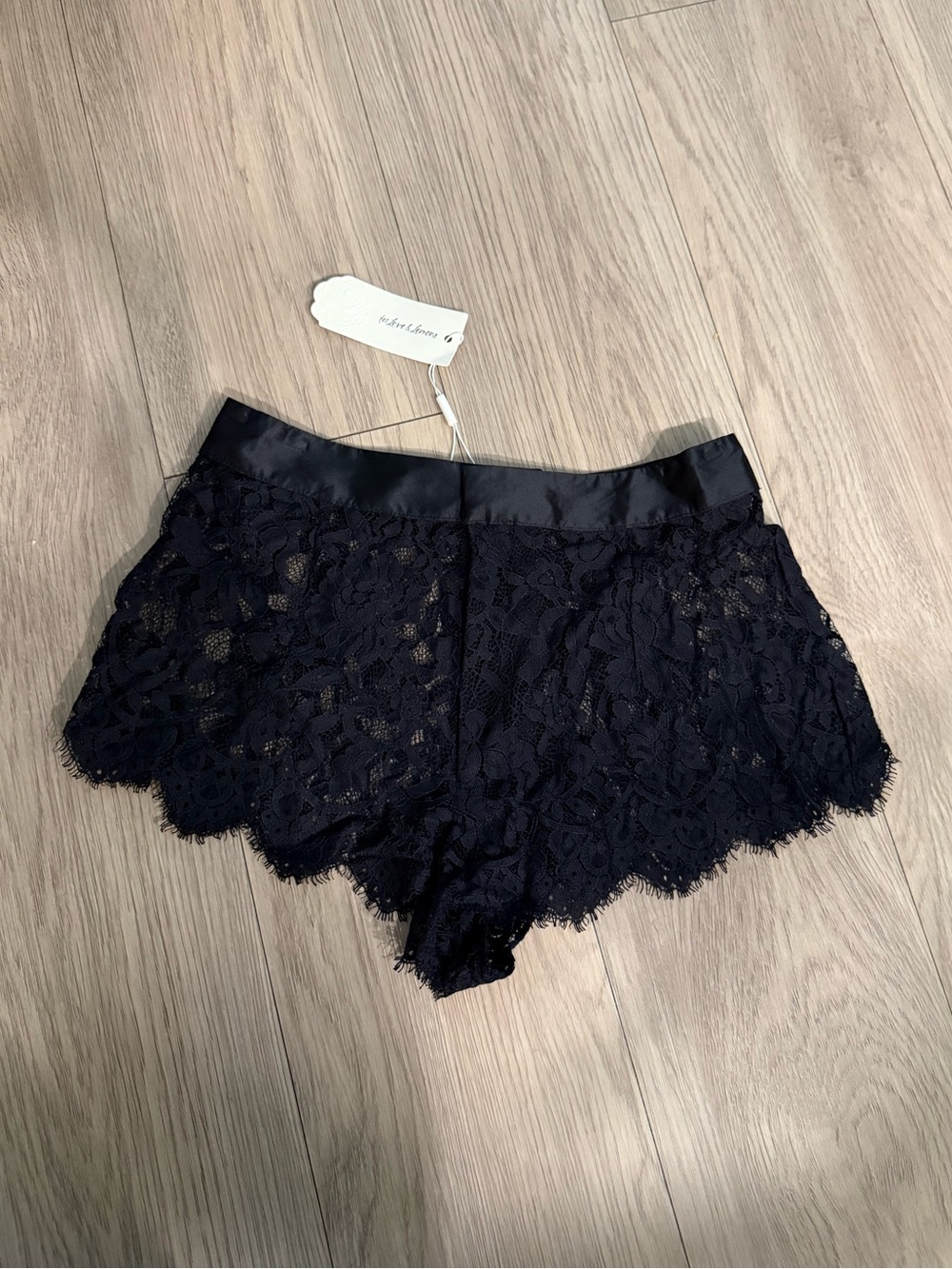 For Love & Lemons Zeta Lace Shorts